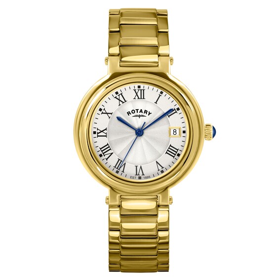 Women's Rotary Heritage Silver Tone Dial & Gold Tone Bracelet Watch
