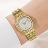 Thumbnail Image 3 of Rotary Brilliance Women's White Dial & PVD Gold Tone Bracelet Watch