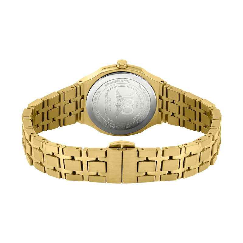 Main Image 4 of Rotary Brilliance Women's White Dial & PVD Gold Tone Bracelet Watch