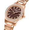 Thumbnail Image 2 of Rotary Brilliance Women's Stone Set PVD Rose Gold Tone Bracelet Watch