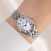 Thumbnail Image 4 of Rotary Heritage Astoria Mother Of Pearl Dial & Stainless Steel Pebble Bracelet Watch