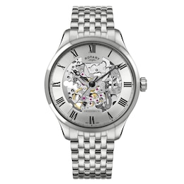 Rotary Greenwich Men's Stainless Steel Bracelet Watch