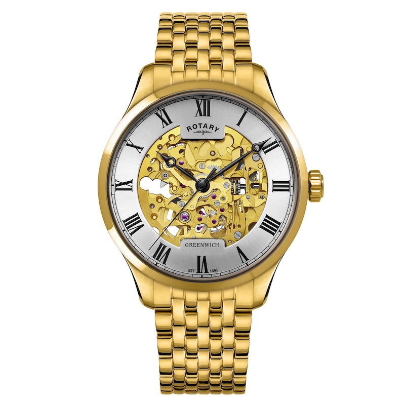 Main Image 1 of Rotary Greenwich Men's Gold Tone Bracelet Watch