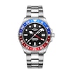 Thumbnail Image 1 of Rotary Seamatic GMT 300m Men's Black Dial & Stainless Steel Bracelet Watch
