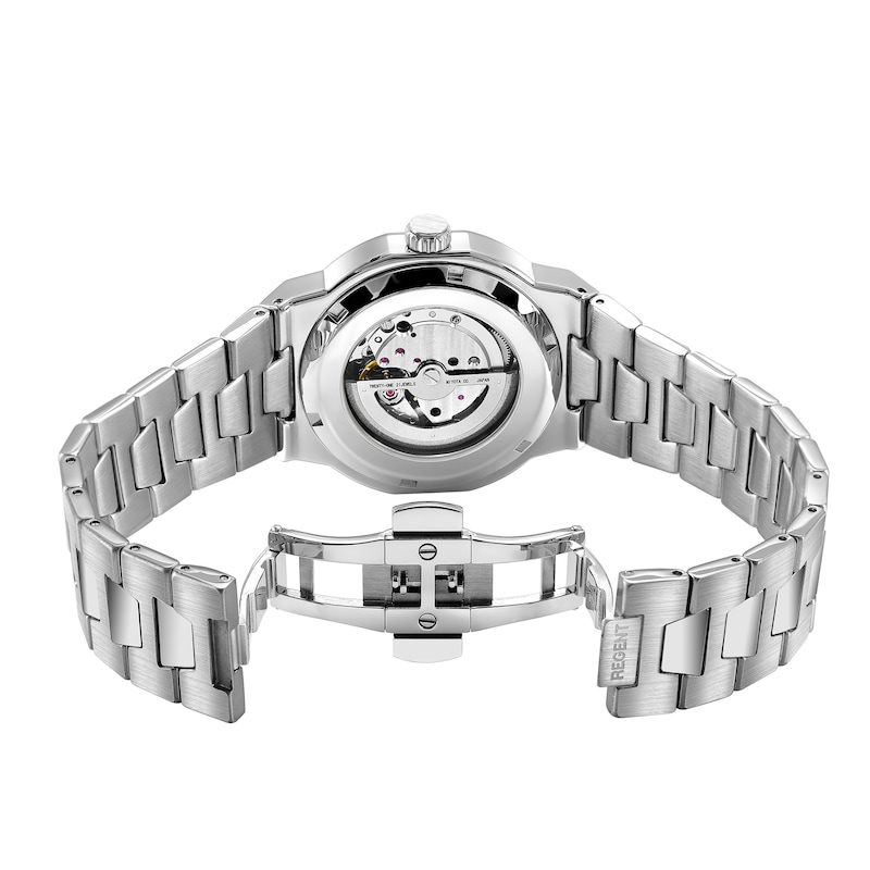 Main Image 3 of Rotary Regent Automatic 100m Men's Green Dial & Stainless Steel Watch