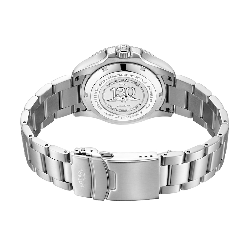 Main Image 4 of Rotary Seamatic 300m Blue Dial & Stainless Steel Bracelet Watch