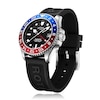 Thumbnail Image 2 of Rotary Seamatic GMT 300m Men's Black Silicone Strap Watch