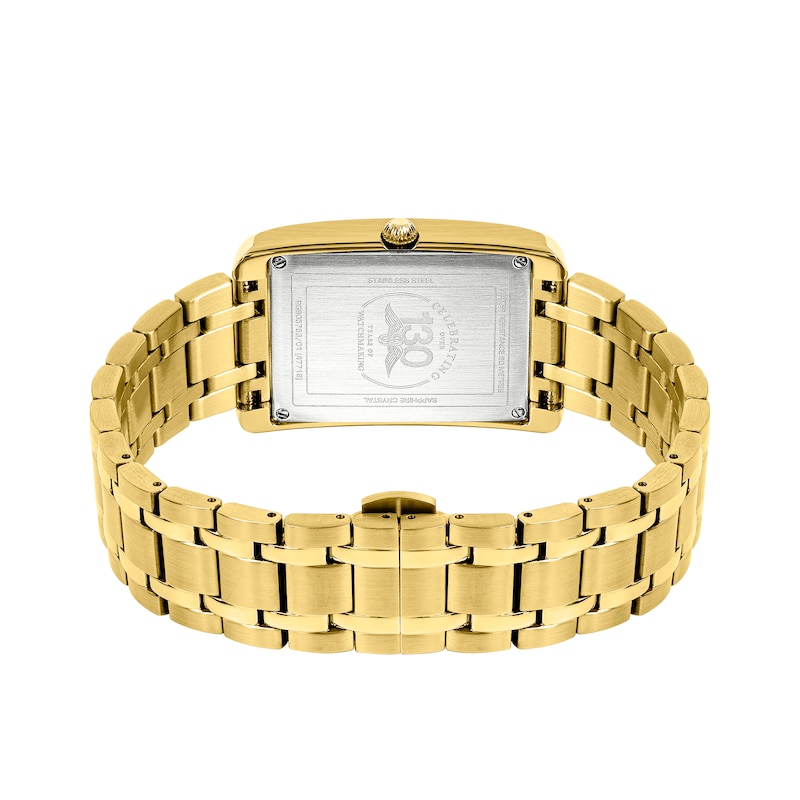 Main Image 5 of Rotary Men's Heritage Astoria Rectangular Gold Tone Bracelet Watch