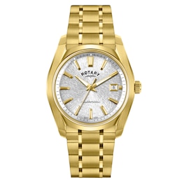Rotary Lumen Men's PVD Gold Tone Bracelet Watch