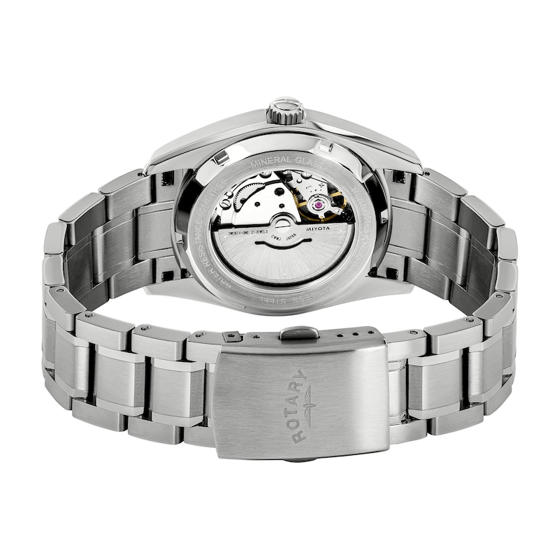 Main Image 4 of Rotary Lumen Men's Champagne Dial Stainless Steel Bracelet Watch