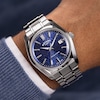 Thumbnail Image 3 of Rotary Lumen Men's Blue Dial Stainless Steel Bracelet Watch