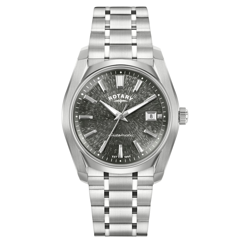 Main Image 1 of Rotary Lumen Men's Grey Dial Stainless Steel Bracelet Watch