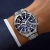 Thumbnail Image 4 of Rotary Apex 100 Chronograph Blue Dial & Stainless Steel Bracelet Watch