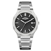 Thumbnail Image 1 of Rotary Heritage Men's Octagonal Black Dial & Stainless Steel Bracelet Watch