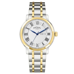 Rotary Heritage Men's Two Tone Bracelet Watch