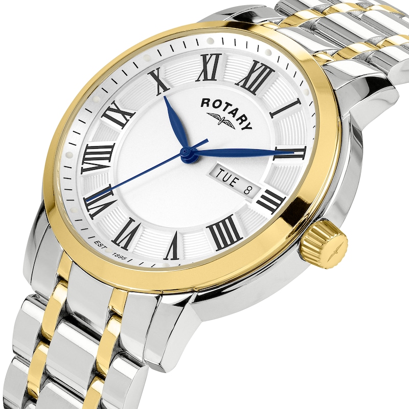 Main Image 2 of Rotary Heritage Men's Two Tone Bracelet Watch