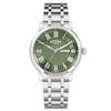 Thumbnail Image 1 of Rotary Heritage Men's Green Dial & Stainless Steel Bracelet Watch