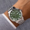 Thumbnail Image 3 of Rotary Heritage Men's Green Dial & Stainless Steel Bracelet Watch