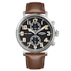 Thumbnail Image 1 of Rotary Heritage Pilot 100m Brown Leather Strap Watch