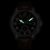 Thumbnail Image 5 of Rotary Heritage Pilot 100m Brown Leather Strap Watch