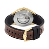 Thumbnail Image 4 of Rotary Men's Seamatic Eclipse Gold Tone & Brown Leather Strap Watch