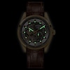 Thumbnail Image 5 of Rotary Men's Seamatic Eclipse Gold Tone & Brown Leather Strap Watch