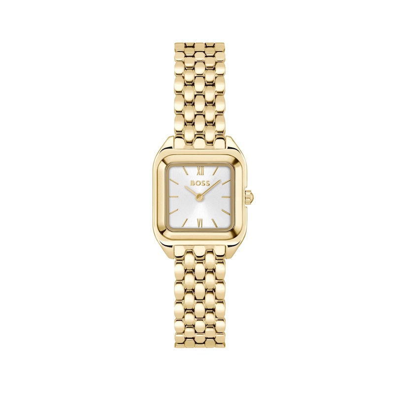 Main Image 1 of Boss Mae Petite Women's Silver Dial Gold Tone Bracelet Watch