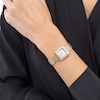 Thumbnail Image 4 of Boss Mae Petite Women's Silver Dial Gold Tone Bracelet Watch