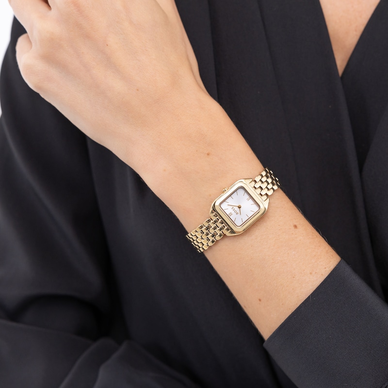 Main Image 4 of Boss Mae Petite Women's Silver Dial Gold Tone Bracelet Watch