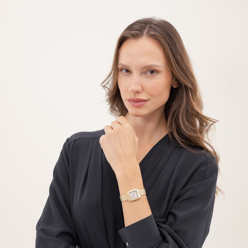 Main Image 5 of Boss Mae Petite Women's Silver Dial Gold Tone Bracelet Watch