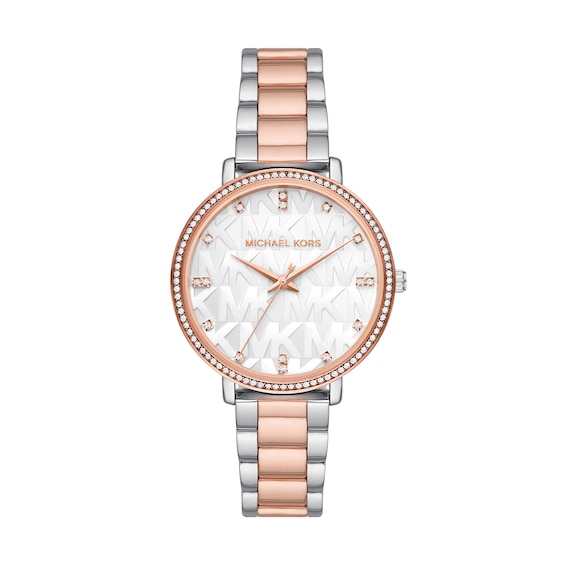 Women's Michael Kors Pyper Two Tone Stainless Steel Watch