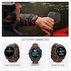 Thumbnail Image 4 of Garmin Fēnix 8 Pro 47mm AMOLED Carbon Grey DLC Titanium & Leather Smartwatch