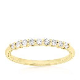Origin 18ct Yellow Gold Eternity 0.25ct Diamond Ring