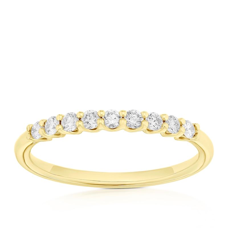 Main Image 1 of Origin 18ct Yellow Gold Eternity 0.25ct Diamond Ring