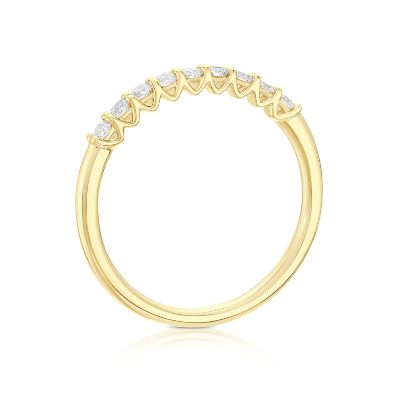 Main Image 3 of Origin 18ct Yellow Gold Eternity 0.25ct Diamond Ring