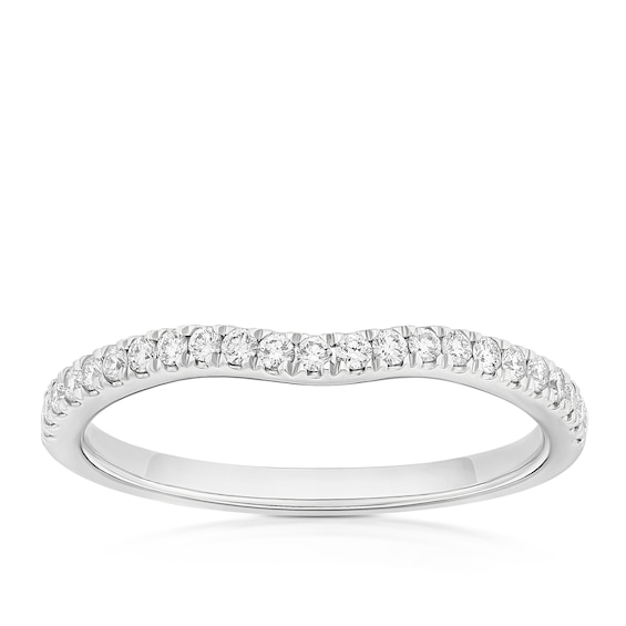 Origin Platinum Shaped Eternity 0.20ct Diamond Ring