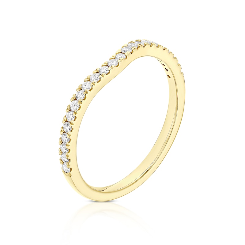 Main Image 2 of Origin Platinum Shaped Eternity 0.20ct Diamond Ring