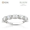 Thumbnail Image 1 of Bloom Vienna Platinum 1.75ct Lab Grown Diamond Oval Eternity Ring