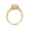 Thumbnail Image 3 of Bloom Rome 18ct Yellow Gold 2.20ct Lab Grown Diamond Emerald Ring