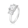 Thumbnail Image 2 of Bloom Rome Platinum 3ct Lab Grown Diamond Trilogy Ring