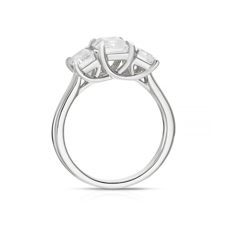 Main Image 3 of Bloom Rome Platinum 3ct Lab Grown Diamond Trilogy Ring