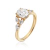 Thumbnail Image 2 of Bloom Vienna 18ct Yellow Gold 1.50ct Lab Grown Diamond Floral Oval Ring
