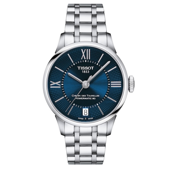 Women's Tissot Chemin Des Tourelles Powermatic 80 Stainless Steel Watch