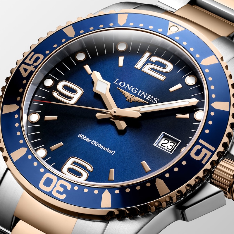 Main Image 4 of Longines HydroConquest 41mm Blue Dial & Two Tone Bracelet Watch