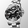 Thumbnail Image 2 of Longines HydroConquest 41mm Black Dial & Stainless Steel Bracelet Watch