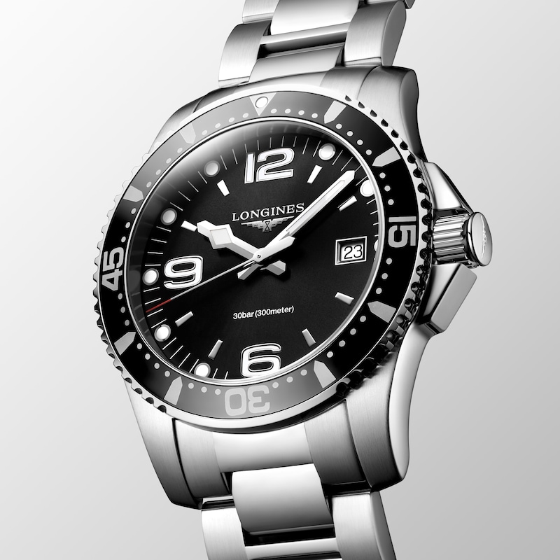 Main Image 2 of Longines HydroConquest 41mm Black Dial & Stainless Steel Bracelet Watch
