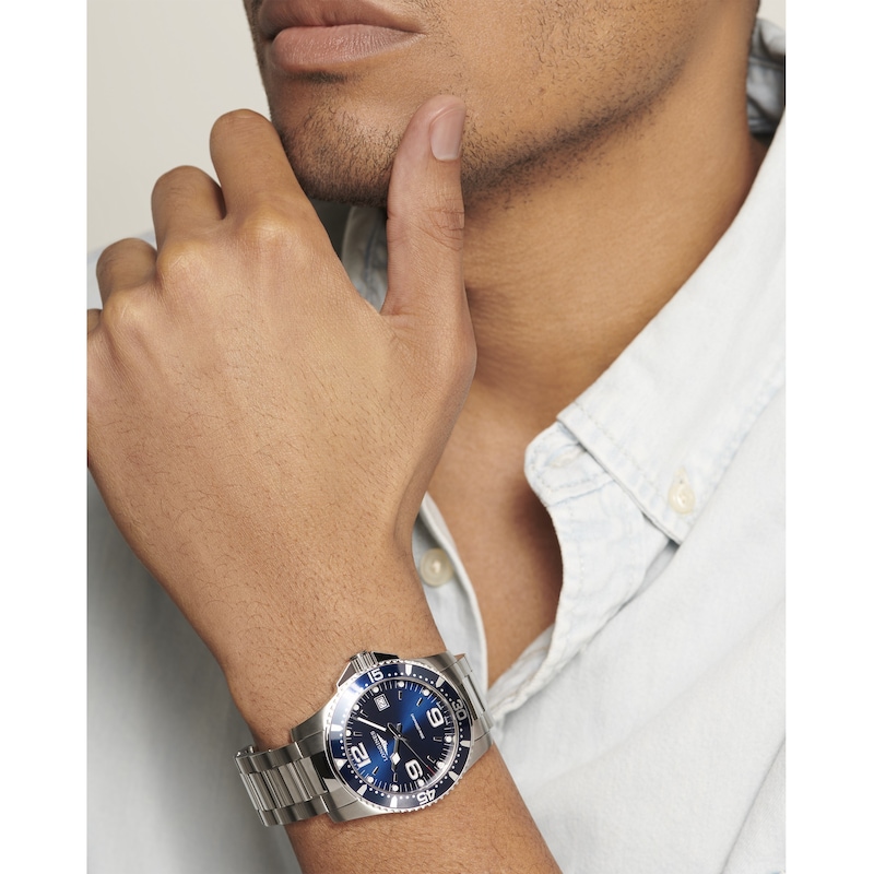 Main Image 5 of Longines HydroConquest 41mm Blue Dial & Stainless Steel Bracelet Watch