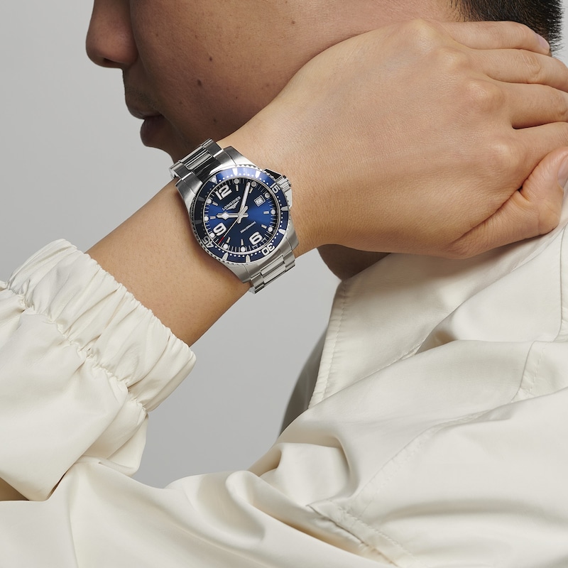 Main Image 6 of Longines HydroConquest 41mm Blue Dial & Stainless Steel Bracelet Watch