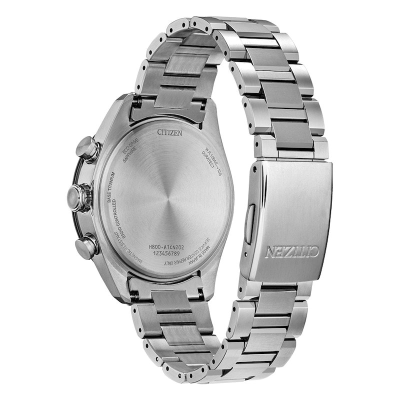 Main Image 2 of Citizen Attesa Men's Eco-Drive Irridescent Dial & Silver Tone Super Titanium Bracelet Watch