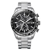 Thumbnail Image 1 of Citizen Attesa Men's Eco-Drive Black Dial Chronograph Silver Tone Super Titanium Bracelet Watch